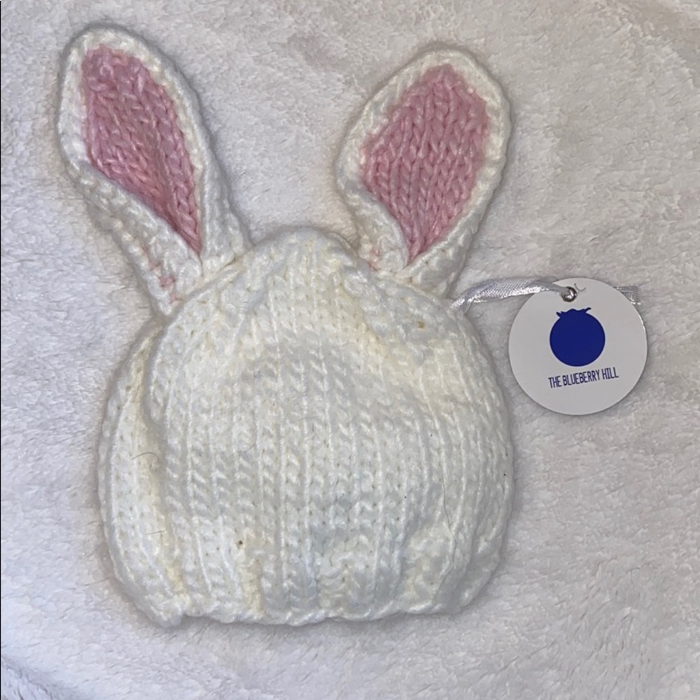 Bunny ear Infant knit hat
